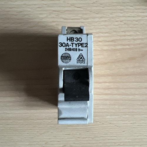 Wylex mcb amp type - 30, 2