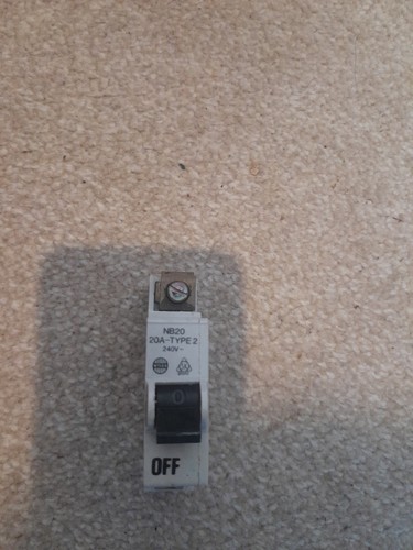 Wylex nb20 20a type - 20a, single